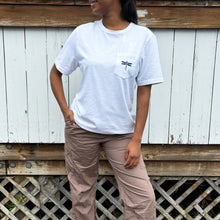 Faherty Sunwashed Regenerative Pocket Tee – white