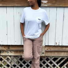 Faherty Sunwashed Regenerative Pocket Tee – white