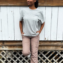 Faherty Sunwashed Regenerative Pocket Tee – heather grey