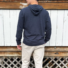 Faherty Sunwashed Midweight Organic Hoodie – blue nights